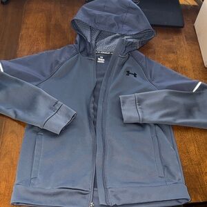 Under Armour Kids blue Hooded Raincoat